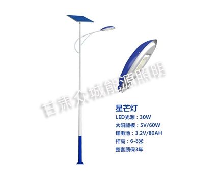 丁青爆款太阳能路灯