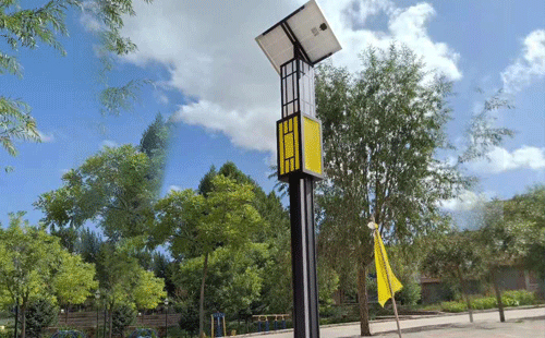 丁青智慧路灯安装